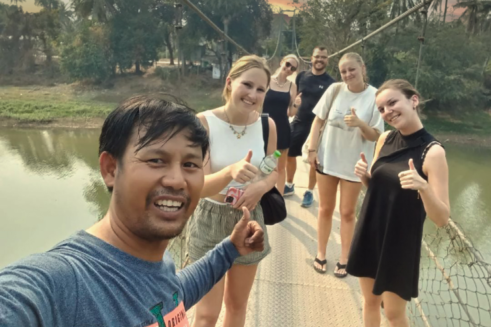 Daivid tuktuk driver at Battambang trip